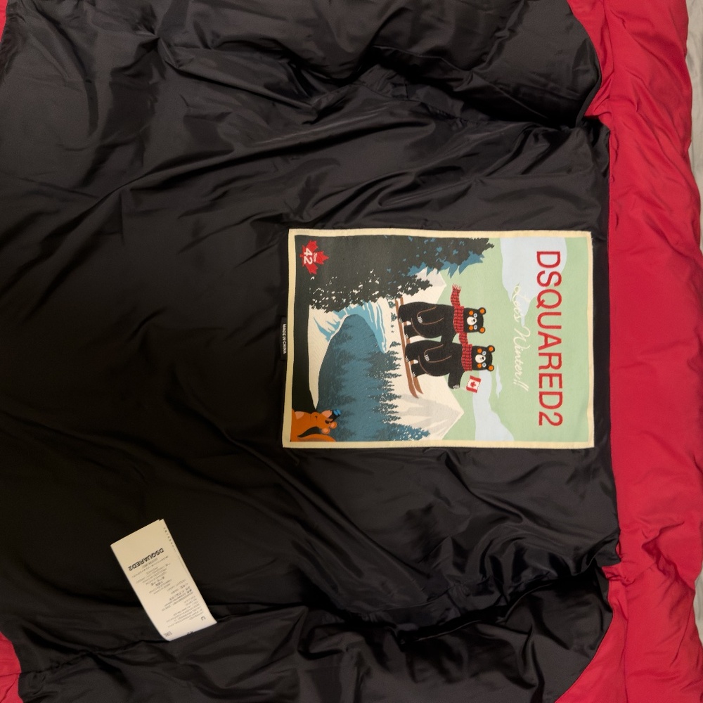 Dsquared2 Puffy Red Jacket - Picture 3 of 6